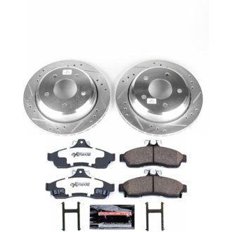 Z26 Street Performance Ceramic Brake Pad and Drilled & Slotted Rotor Kit
