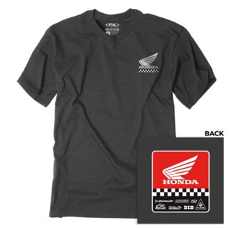 Honda Starting Line T-Shirt / Hthr Charcoal L