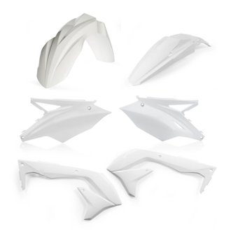 16-17 Kawasaki KX450F Plastic Kit - White