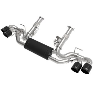 MACH Force-Xp 304 Stainless Steel Cat-Back Exhaust w/ Muffler Black (No NPP)