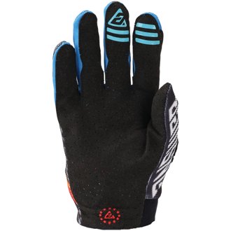 Aerlite Drip Gloves Black/White/Rainbow Youth - Xs