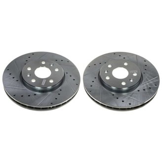 Evolution Performance Drilled And Slotted Rotor Pair