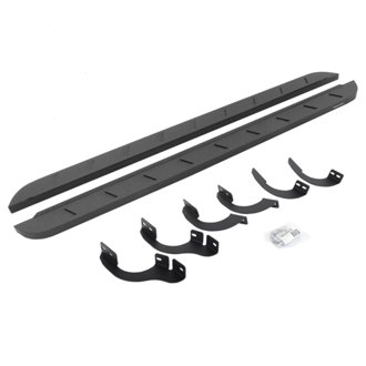 RB10 Slim Line Running Boards with Mounting Brackets Kit