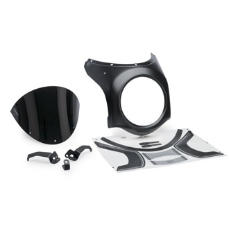 Retro Semi Fairing Black