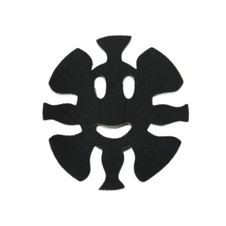 Helmet Crown Pad, ST5, 10mm, Black, Each