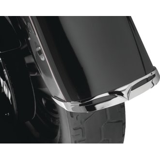 Fender Tip Front Leading Edge 90-17 Fat Boy Models Chrome