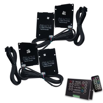 2019-2021 Chevrolet Camaro LS/LT ColorSHIFT(tm) RGB+A Headlight DRL Upgrade Kit