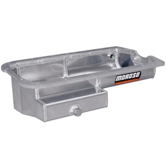 Honda 2.2/2.3L H Series Prelude Kicked Out Drag Race Baffled 5.5qt 5-3/8in Aluminum Oil Pan