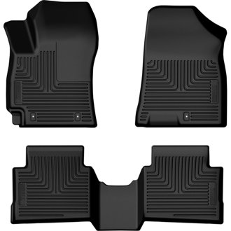 24-25 Hyundai Kona Weatherbeater Front & 2nd Seat Floorliner (3pc Set) - Blk