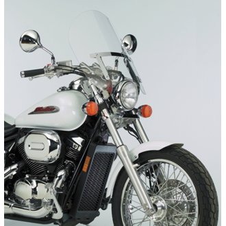 83-22 Harley XL/FXR/D/17-25 Hon/07+ Kaw Dakota 3 w/Low Turn Signals Windshield-Clr