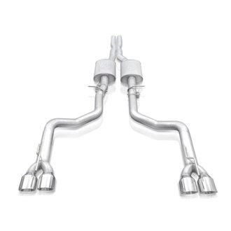 15-19 Dodge Challenger 6.2L/6.4L Hemi 3in Legend Catback X-Pipe w/4in Quad Tips