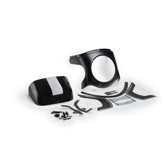 Retro Semi Fairing Black