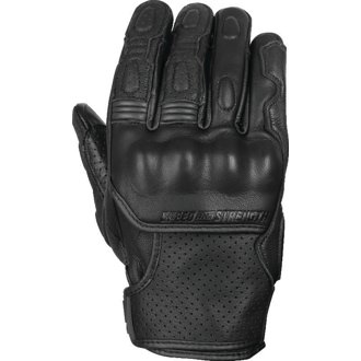 Twist Of Fate Leather Gloves Black - Small