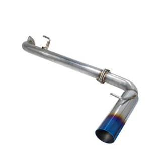 13+ Subaru BRZ/Toyota 86 Single-Exit Axle Back Exhaust w/ Burnt Stainless Single Wall Tip