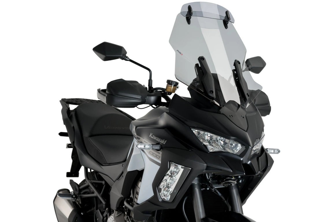 Touring Windshield With Visor Smoke