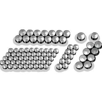 Kool Kaps Engine Kit Twin Cam & Evolution Motors Chrome