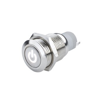 Pre-Wired Power Symbol On/Off Flush Mount Led Switch