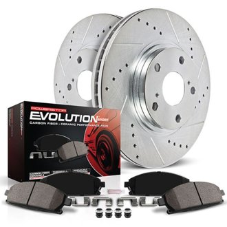 Z23 Daily Driver Carbon-Fiber Ceramic Brake Pad and Drilled & Slotted Rotor Kit
