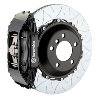 94-04 Mustang (SN95) Front GT BBK 4 Piston Cast 2pc 355x32 2pc Rotor Slotted Type-3-Black