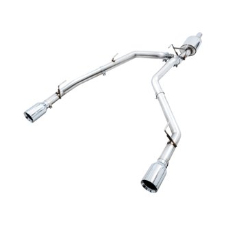 AWE 0FG Dual Rear Exit Catback for 4th Gen RAM 1500 5.7L (w/o bumper cutouts)