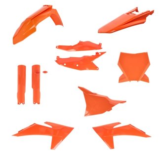 23-24 KTM 125-450 SX/ SX-F/XC/XC-F Plastic Kit - 16 Orange