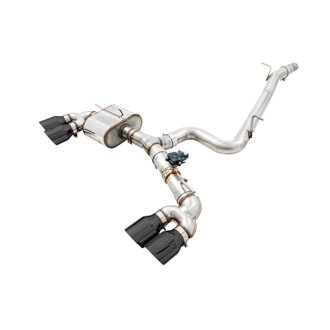 AWE SwitchPath™ Exhaust for MK7.5 Golf R - Diamond Black Tips, 102mm