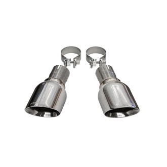 Corsa 2011-2021 Jeep Grand Cherokee Single 2.5in Inlet / 4.5in Outlet Polished Pro-Series Tip Kit
