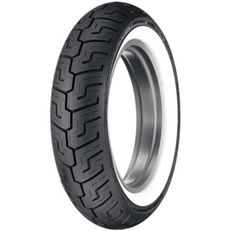 D401 Rear Tire - 150/80B16 M/C 71H TL - Medium Whitewall