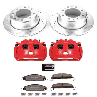Z36 Truck and SUV Ceramic Brake Pad, Drilled & Slotted Rotor, and Caliper Kit