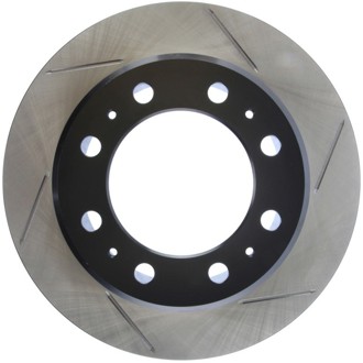 Sport Slotted Brake Rotor; Rear Left