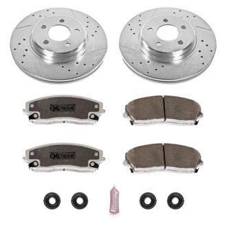 Z26 Street Performance Ceramic Brake Pad and Drilled & Slotted Rotor Kit