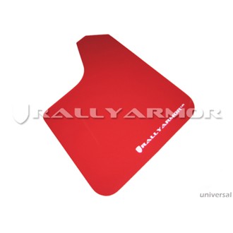 Red Mud Flap/White Logo
