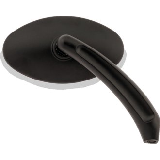 Bikers Choice 65-Up Black Oval Mirrors Custom Pair