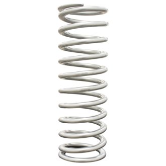 Spring, Cr-Si High Travel 2-1/2" Id 14" X 130 Lbs/In. Silver Pwdr Coat