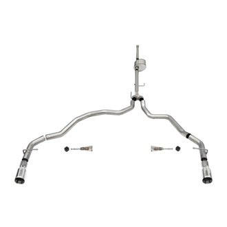 Corsa 2021-2025 Ford F-150 SuperCrew/6.5in Bed 5.0L V8 Xtreme Cat-Back Dual Rear Exit-Polished