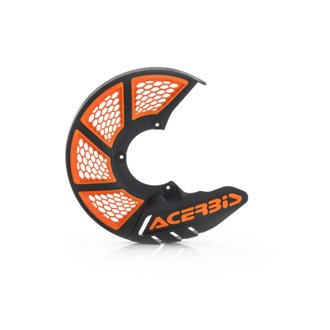 X-Brake Vented Disc Cover - Black/16 Orange