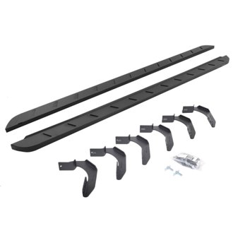 RB10 Slim Line Running Boards with Mounting Brackets Kit