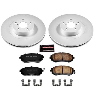 Evolution Coated Rotor And Low-Dust Ceramic Brake Pad Kit