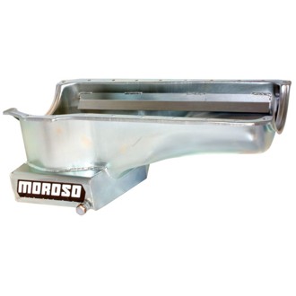 Ford 351C/351M (w/Front Sump) Kicked Out Wet Sump 7qt 8in Steel Oil Pan