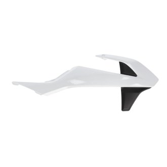 21-23 GasGas MC50/ MC-E5/ 16-23 KTM SX50/SX-E5/ SX-E3 Radiator Shroud - White/Black