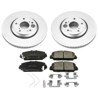 Evolution Coated Rotor And Low-Dust Ceramic Brake Pad Kit