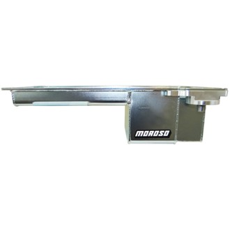 GM LS Swap/A-Body (w/Rear Sump & Spin-On Filter Adapter) Wet Sump 6in Narrow Steel Oil Pan
