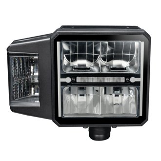 Multifunction Led Plow Headlight With Heated Lens