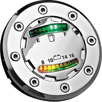 Informer Led Fuel & Battery Gauge Chrome