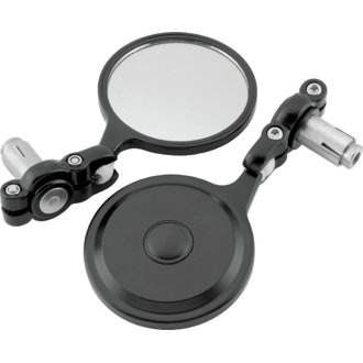 Barend Mirror Folding 7/18in Handlebars - Pair - Black