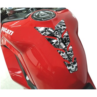 Tank Protector Skull Party Black & White