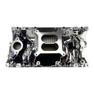 Rpm Air-Gap Manifold For Small-Block Chevy Vortec, Chrome Plasma