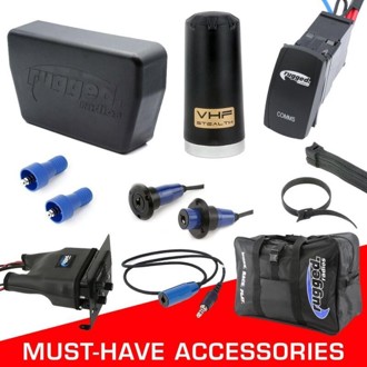 Alpha Accessory Pack For Rugged Utv Sxs Ircs W/ Intercom Ext Cables (For Helmet Kits