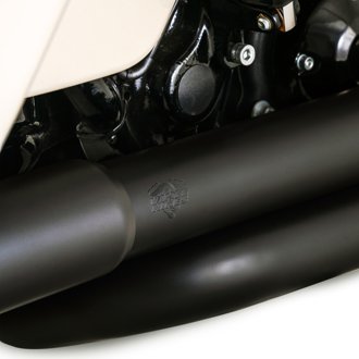 HD Dresser Duals 17-22 Header/Heat Shield Black PCX Header Exhaust