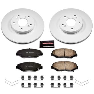 Evolution Coated Rotor And Low-Dust Ceramic Brake Pad Kit